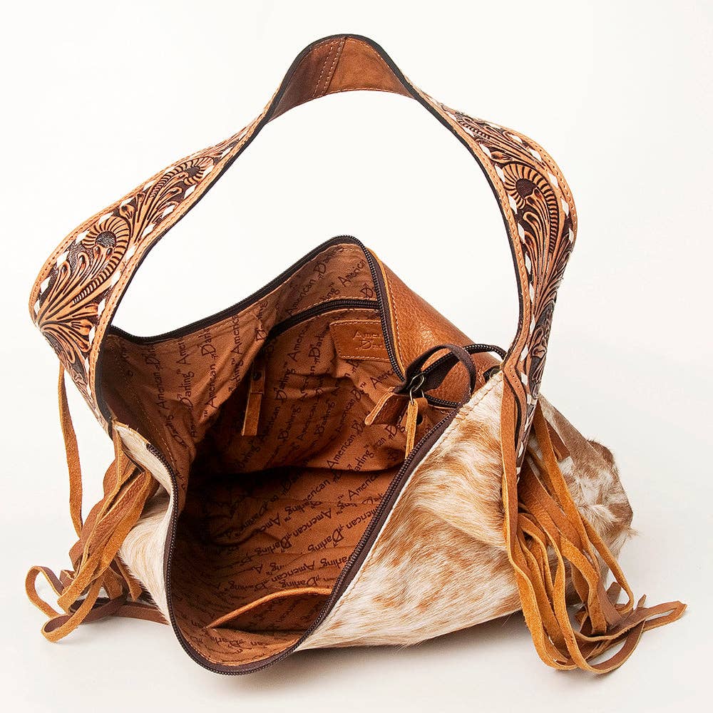 LS Western - LC-ADBGA216 Hobo Genuine Western Leather Women Bag - ADBGA216