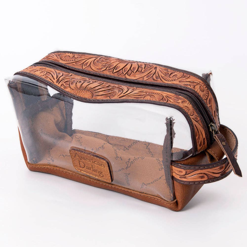 American Darling Toiletry Genuine Western Leather Women Bag - ADBG994A