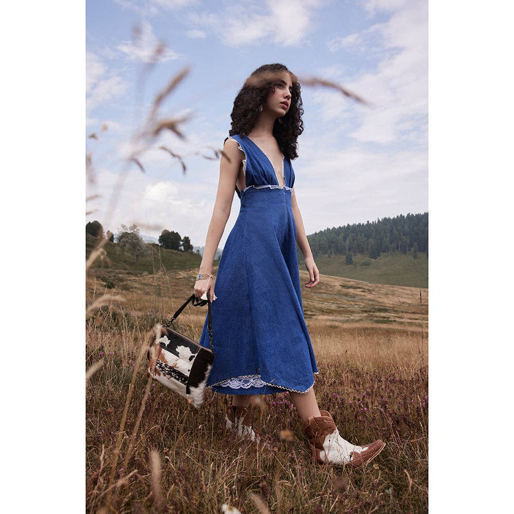 Myra Bag - Tyler Ridge Hair-on Leather Bag