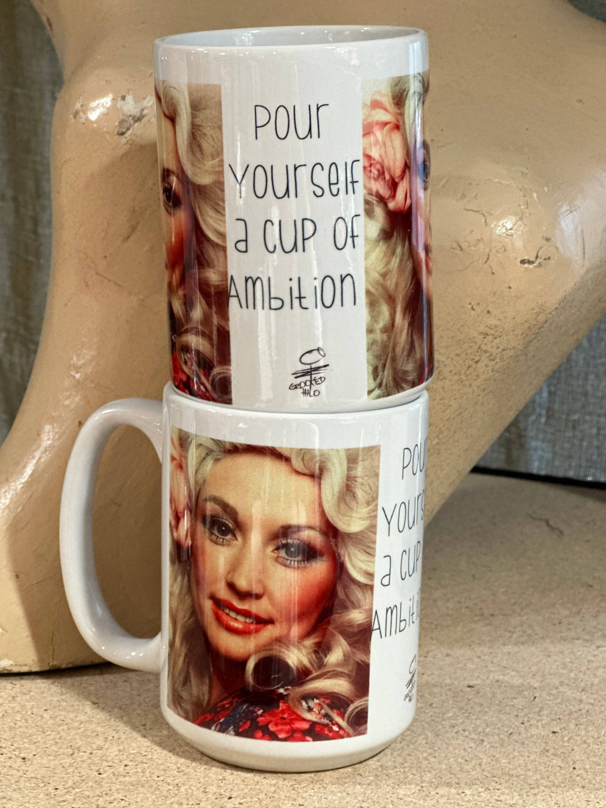 Crooked Halo - Ambition Glam Dolly 15oz Ceramic Coffee Mug