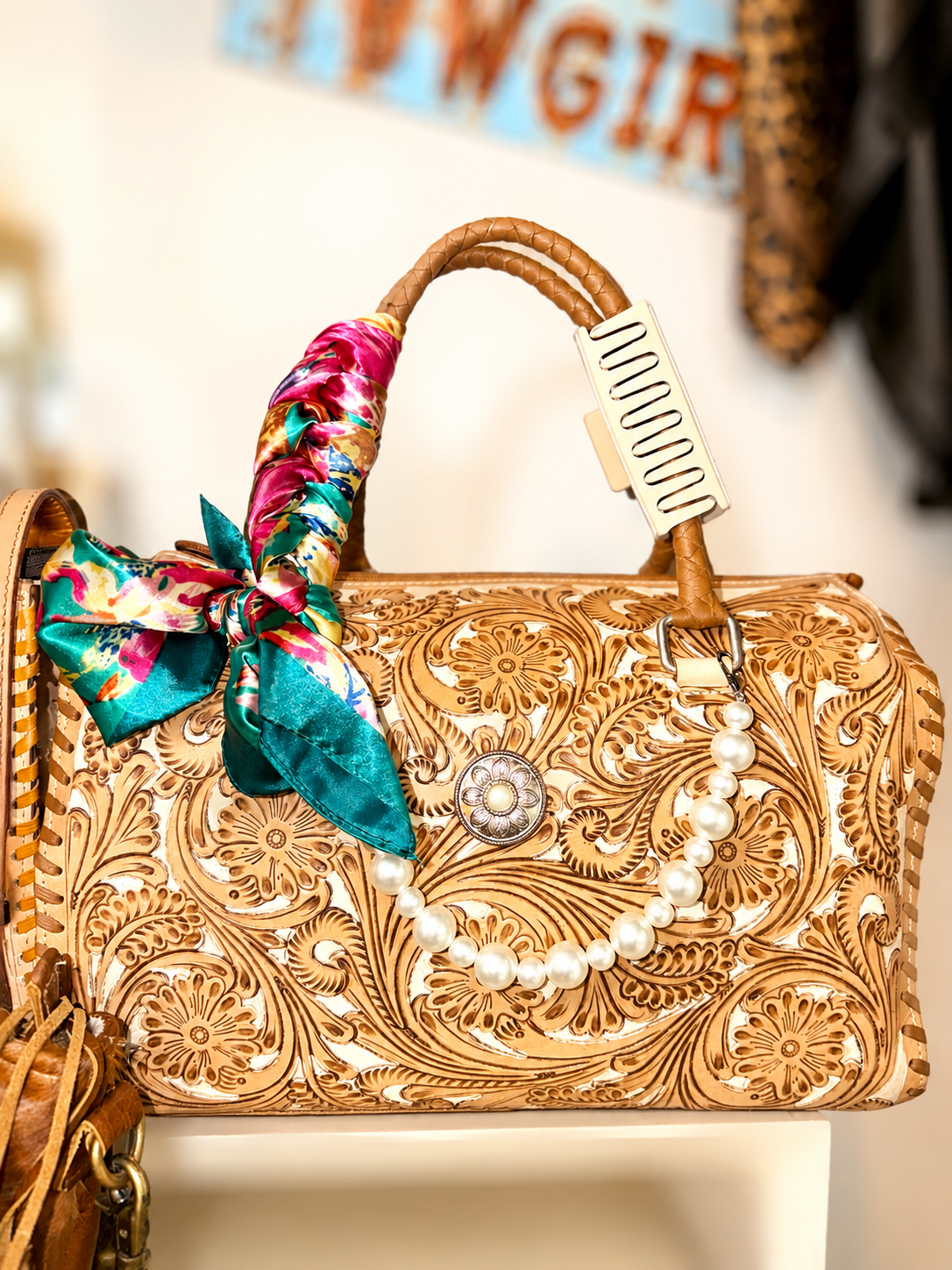 Glitter and Grit branded exclusive Large speedy with accessory set included