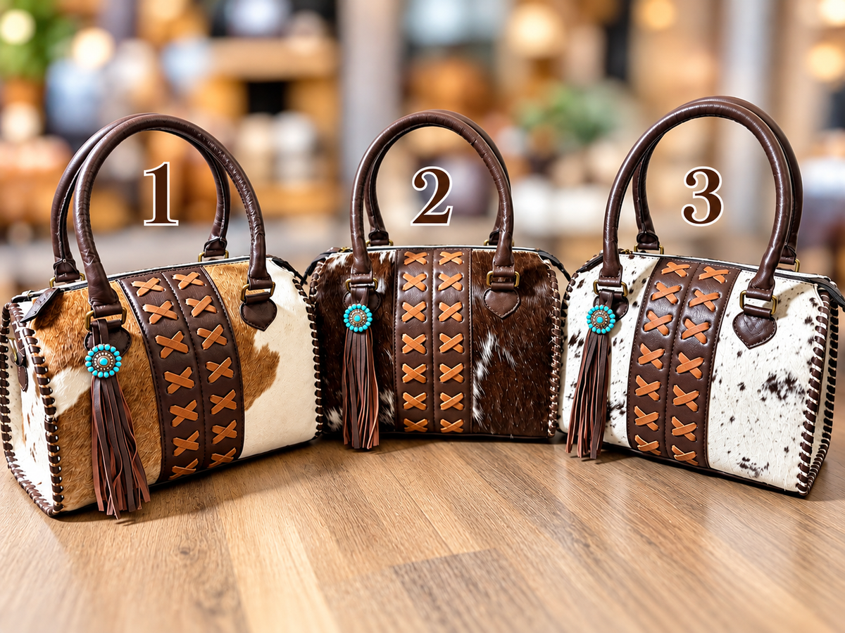 Saddle Stitch by Amber - WGG exclusive speedy, branded bag line size medium- these are the actual hides.