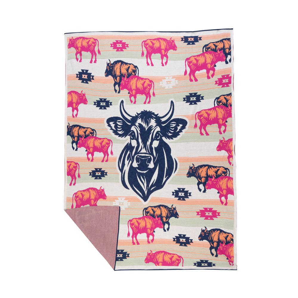 Myra Bag - Ruby the Cow Throw