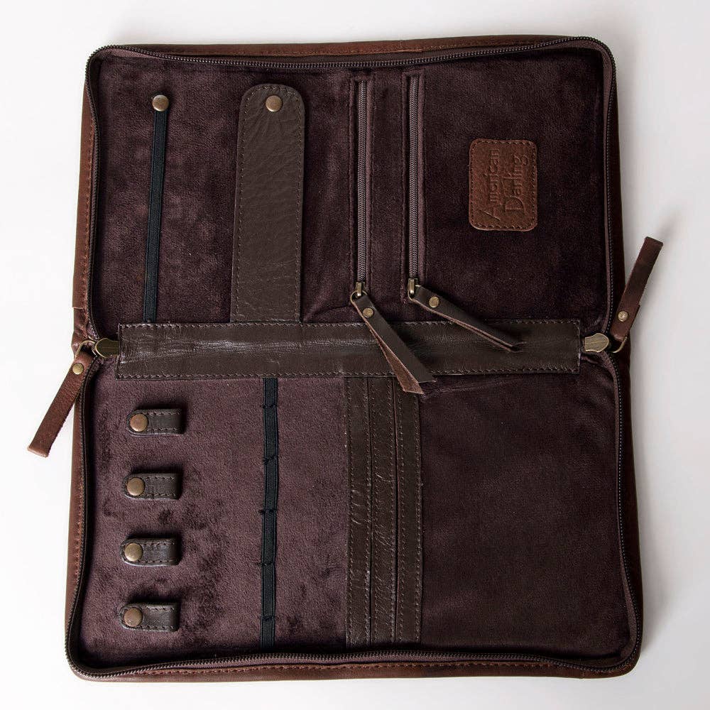 American Darling Jewelry Case Genuine Western Leather Women Bag - ADBGA246A