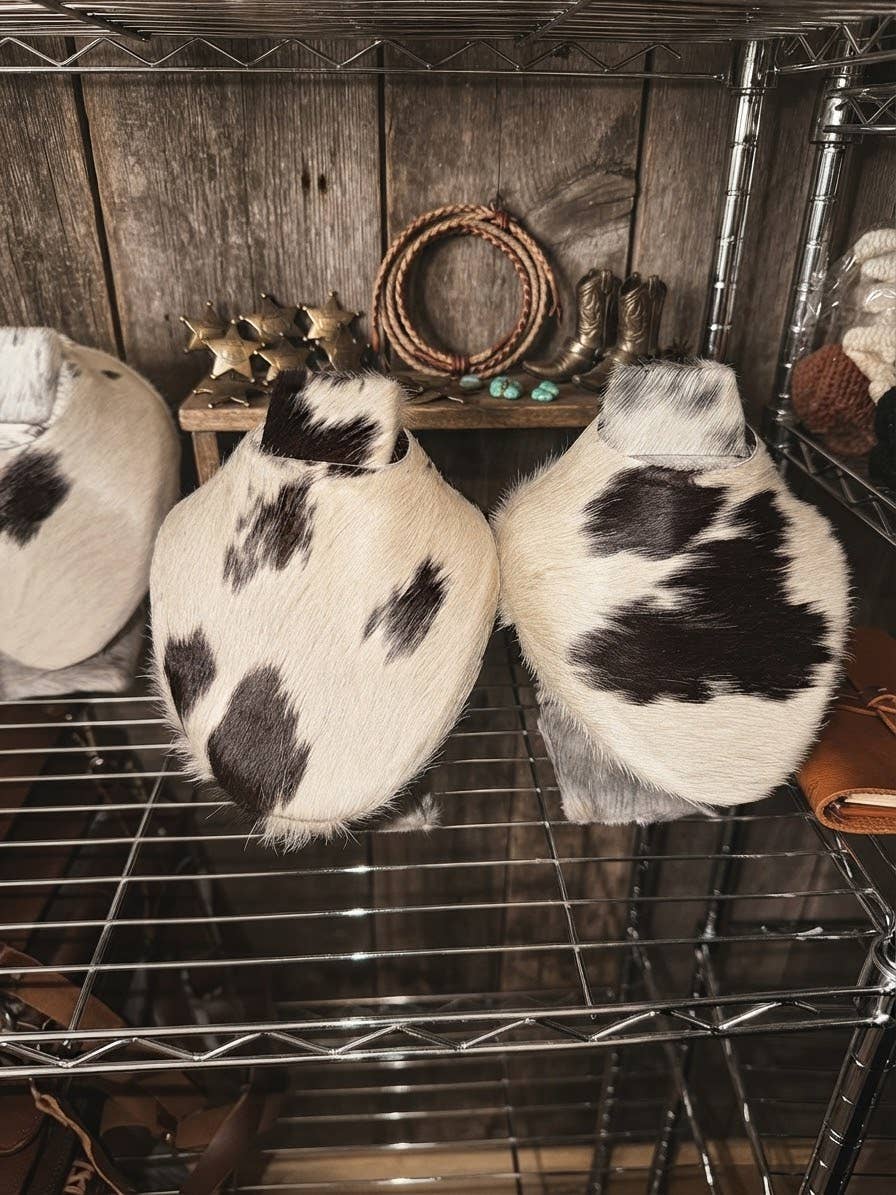 Cowhide neckless holder