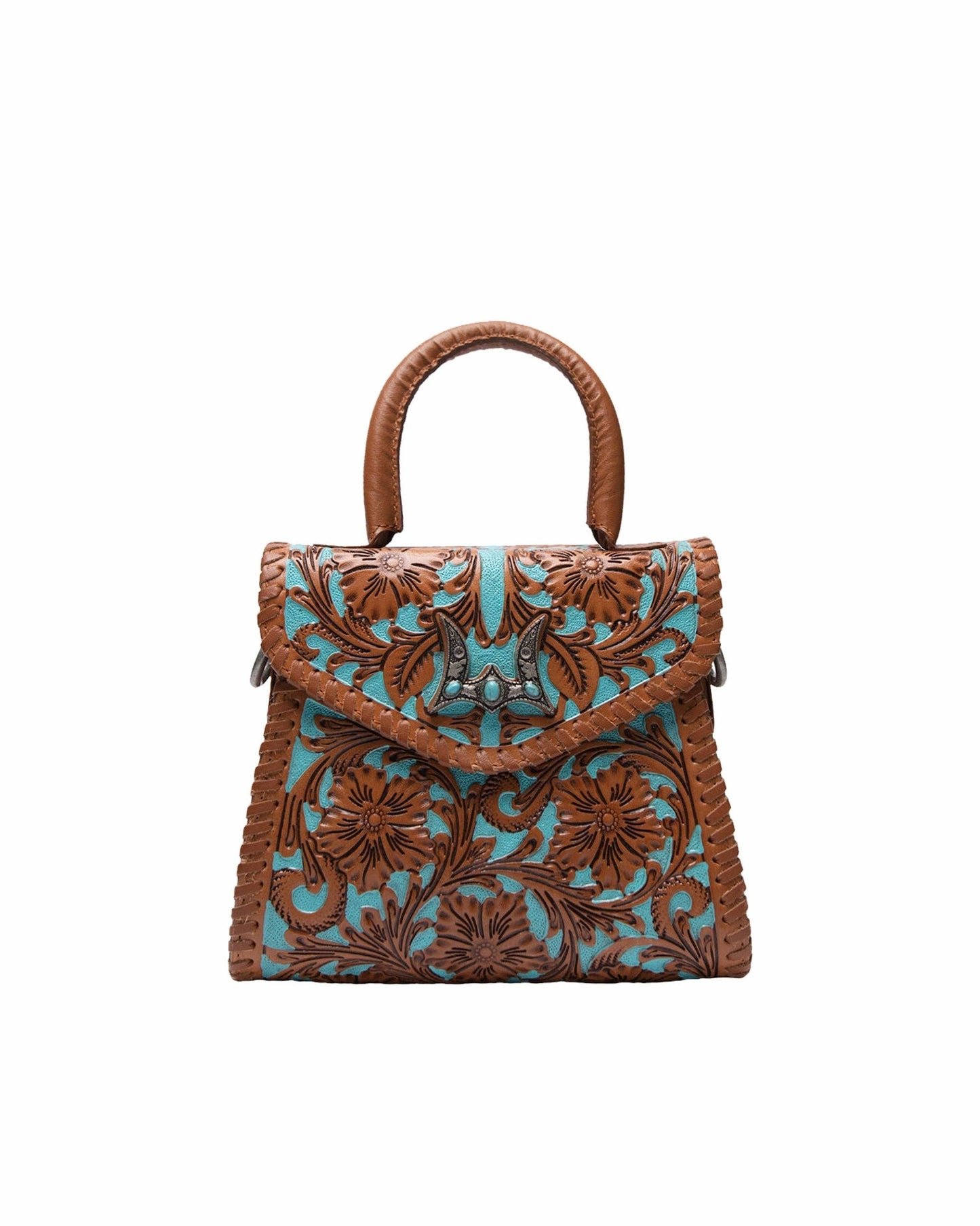 Loyal West Leon Mini Handle Purse - Whiskey & Water - Single
