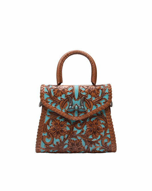 Loyal West Leon Mini Handle Purse - Whiskey & Water - Single