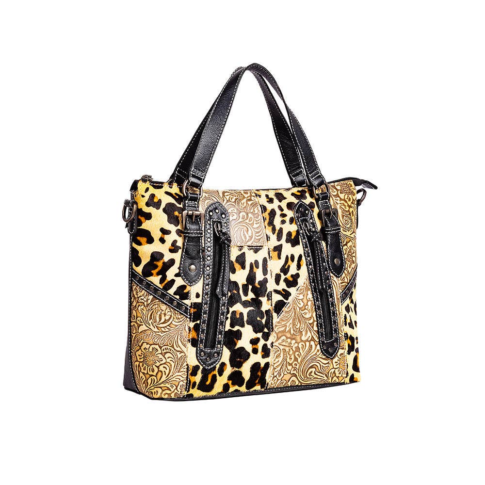 Myra Bag - Jaguar Trail Hairon & Leather Bag