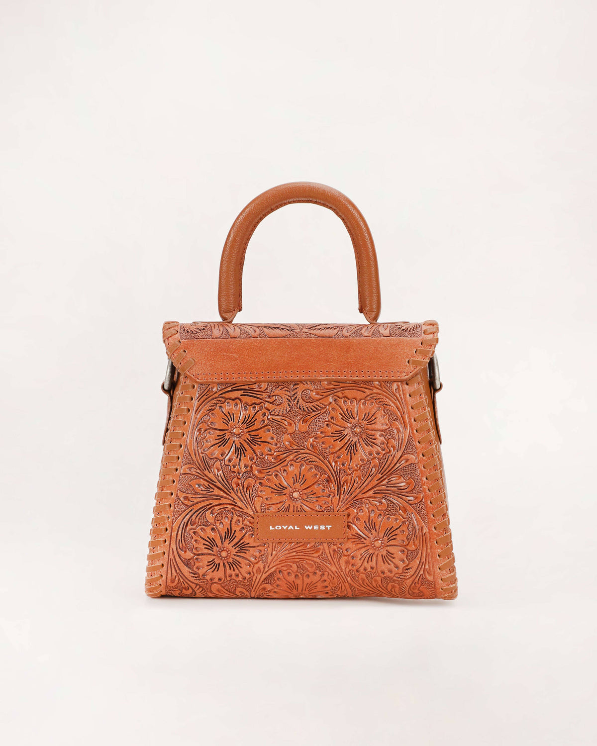 Loyal West - Leon Mini Handle Purse - Brown