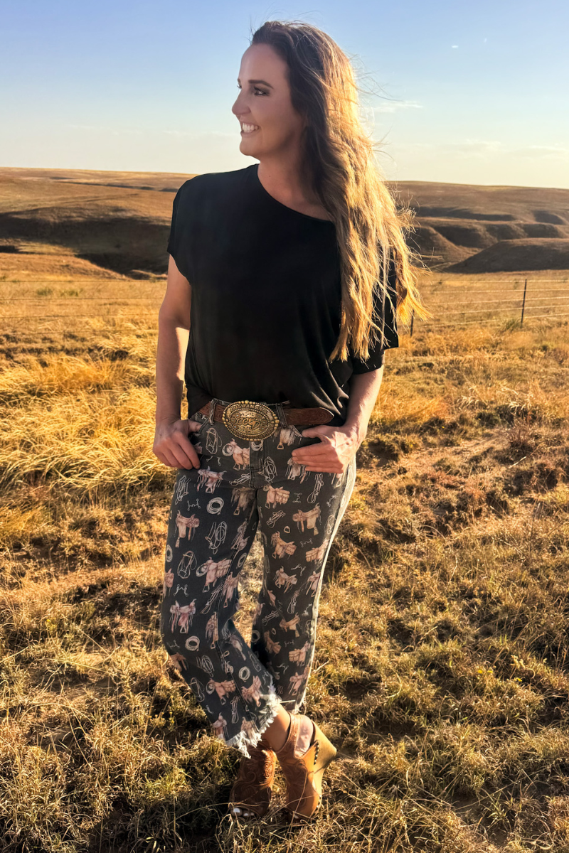 Sterling Kreek - Saddle Room Jeans - 7/8