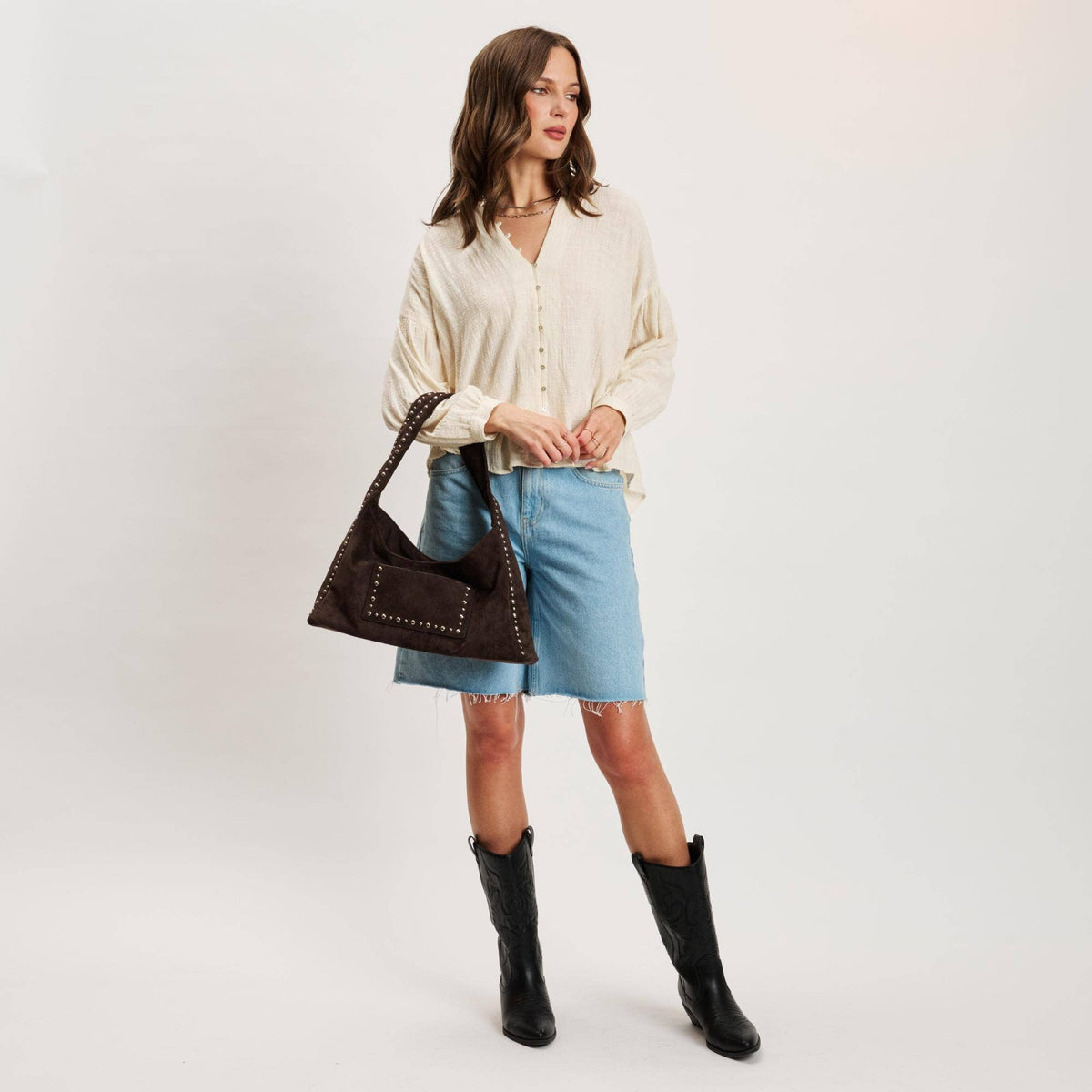 Moda Luxe - Dahlia Hobo - Chocolate