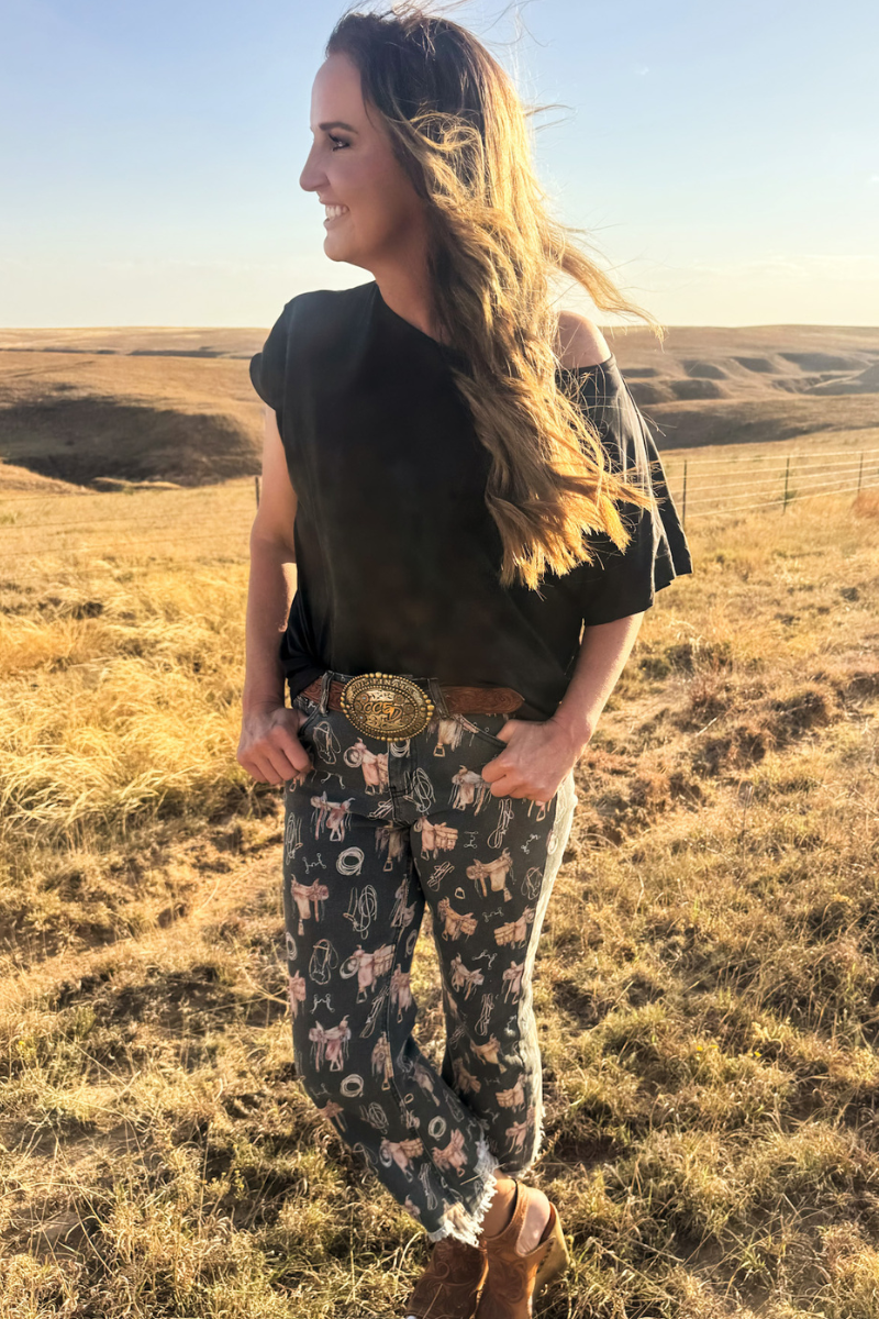 Sterling Kreek - Saddle Room Jeans - 7/8