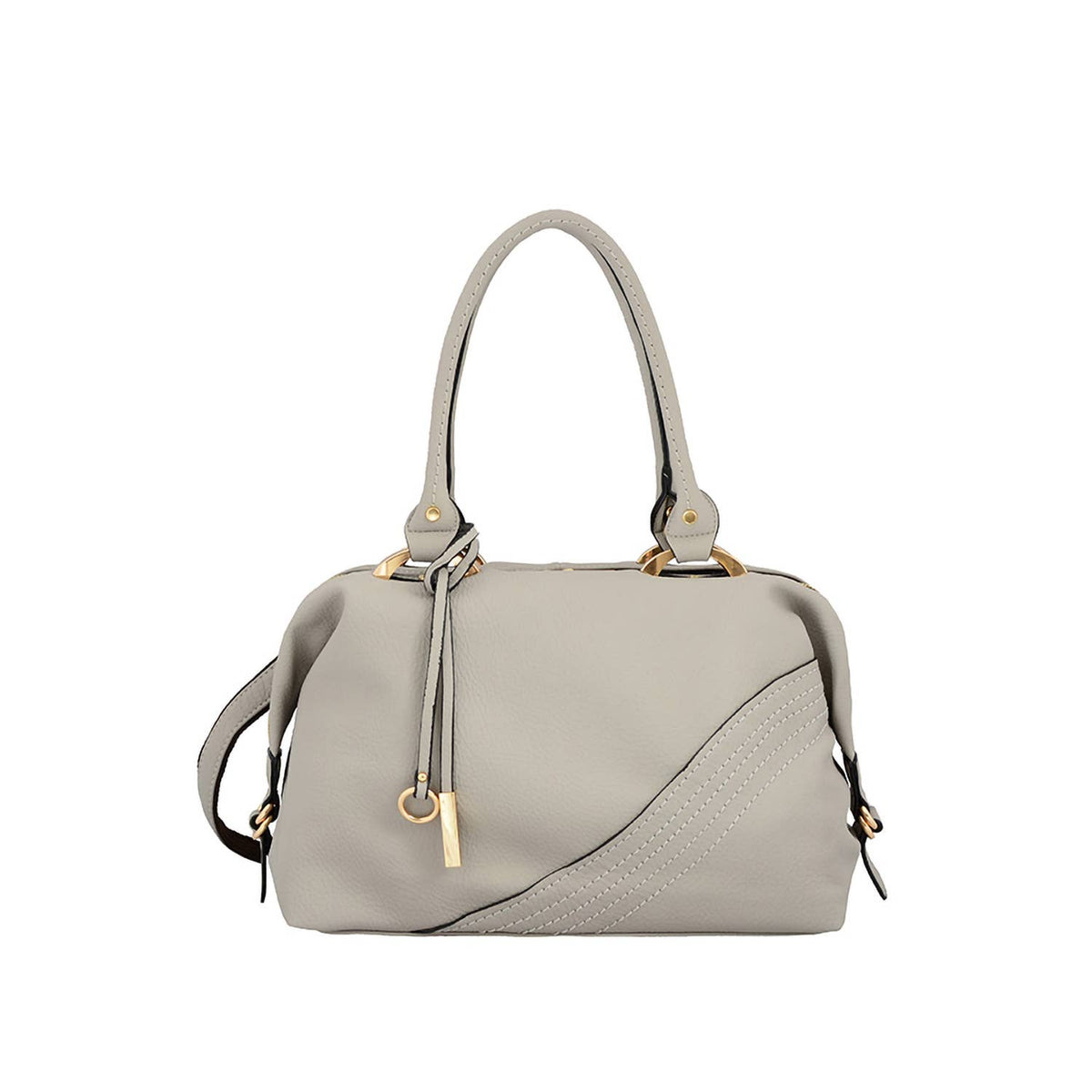 Sam Dual Handle Satchel - Mistyrose