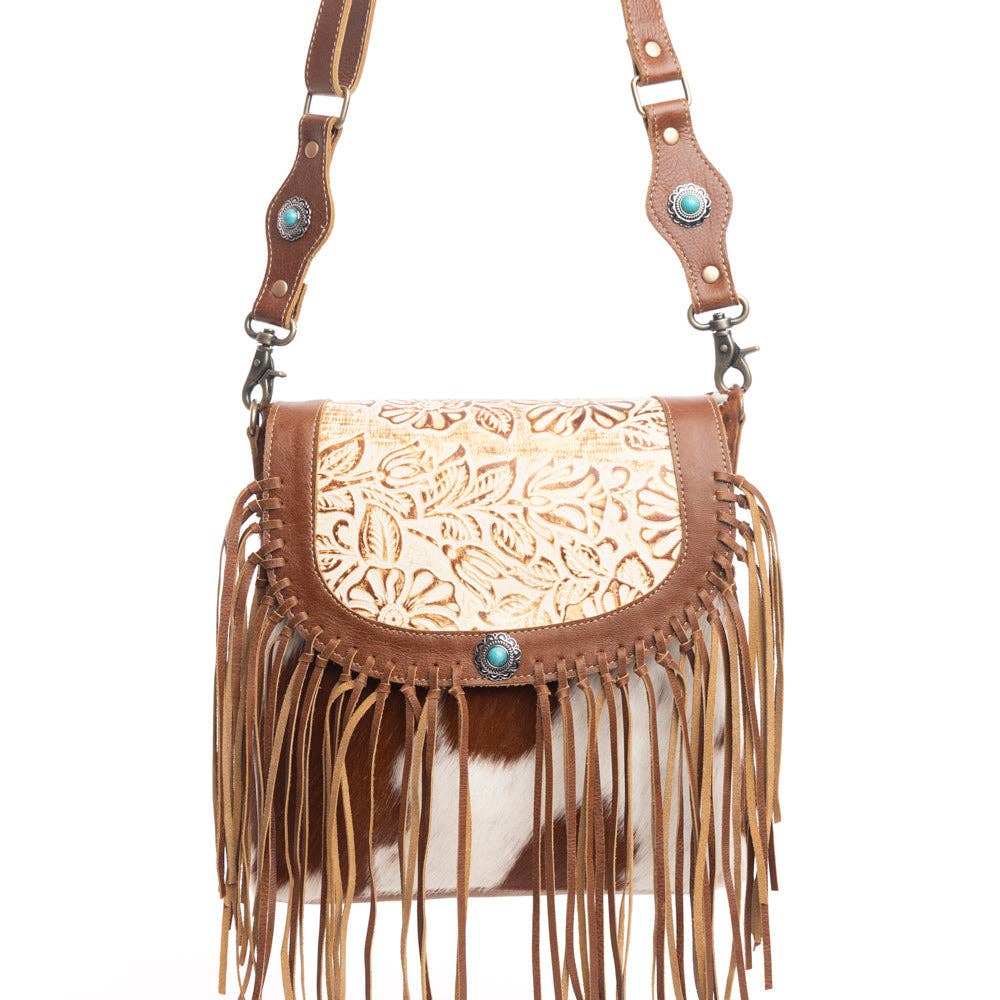 Myra Bag - Gems Mesa Leather & Hairon Bag