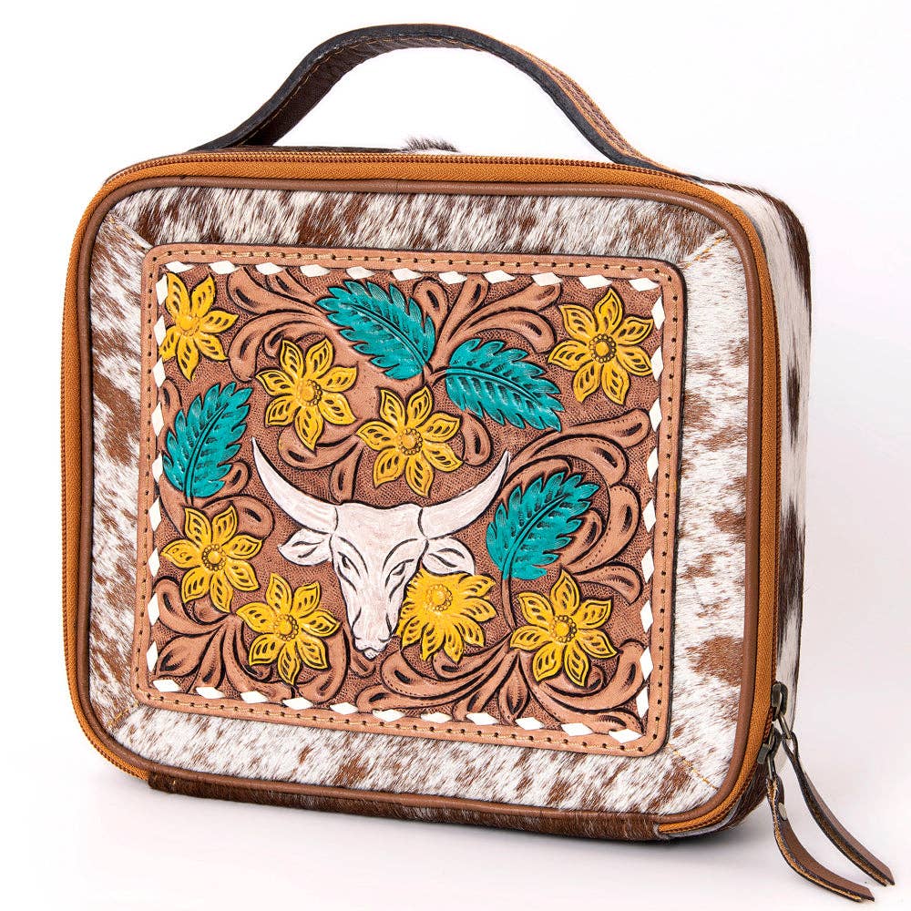 American Darling Jewelry Case Genuine Western Leather Women Bag Jane - ADBGA300J
