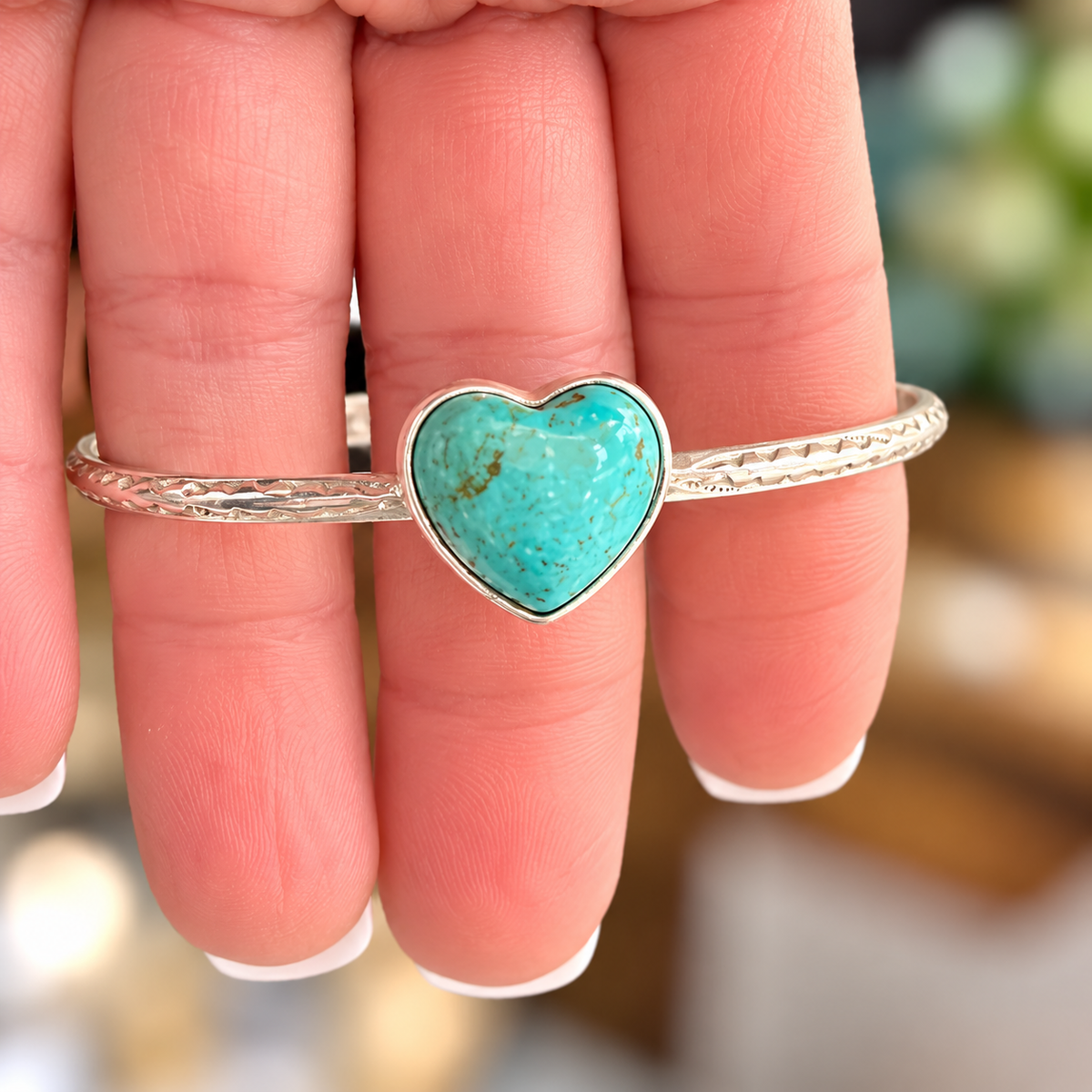Native Heart Cuff & Stacker Bracelets