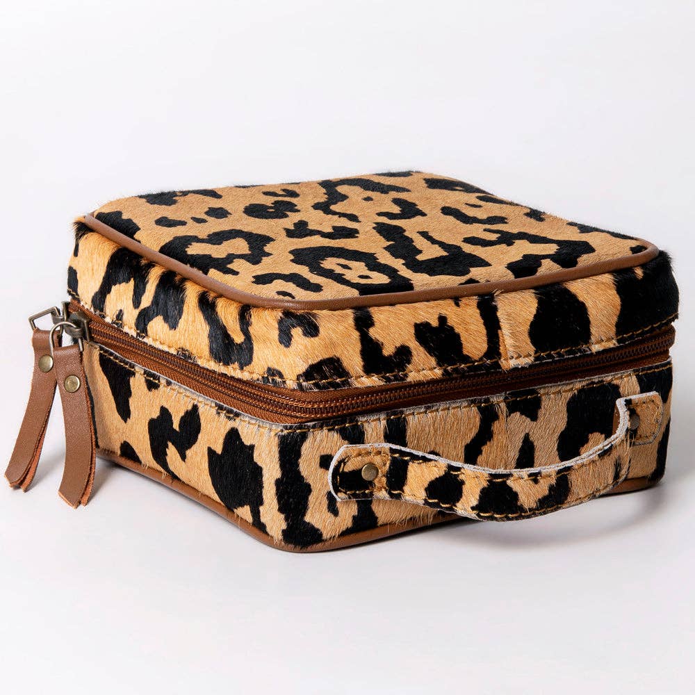 LS Western - LC-ADBGA312 Jewelry Case Genuine Western Leather Women Bag - ADBGA312B