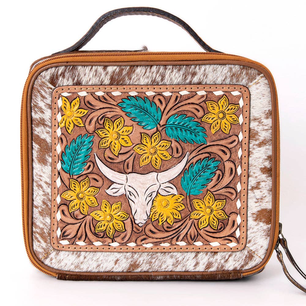 American Darling Jewelry Case Genuine Western Leather Women Bag Jane - ADBGA300J