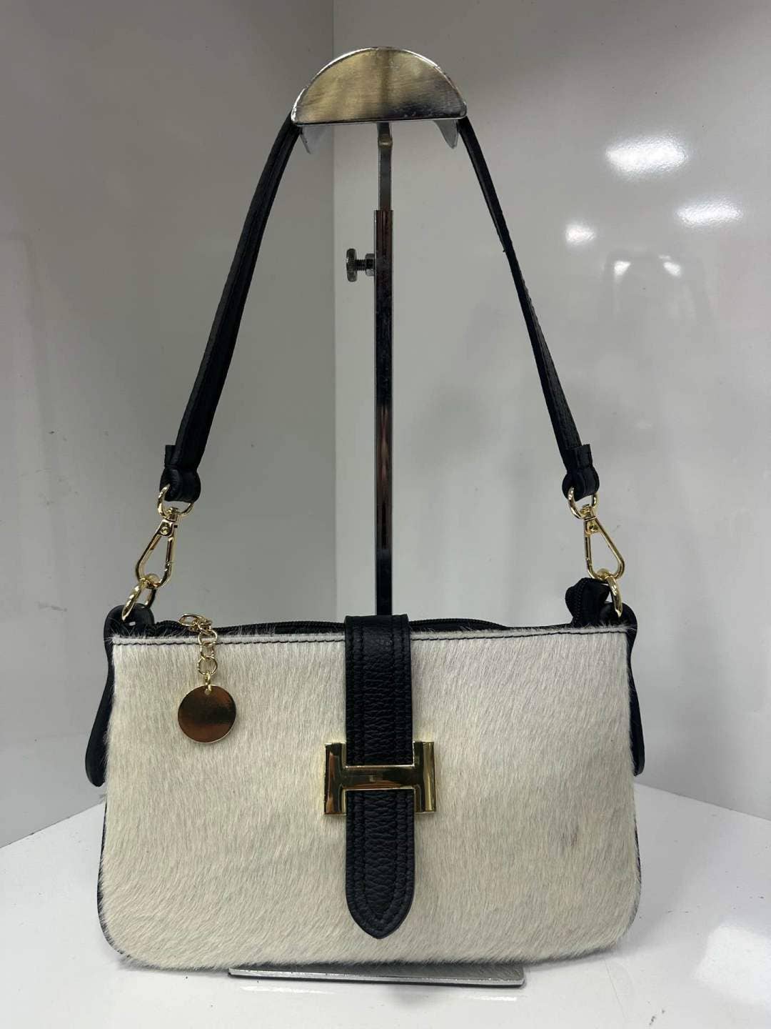 JIJOU CAPRI - L0490 Bag 9.8in 6 Color Options - Cow Print