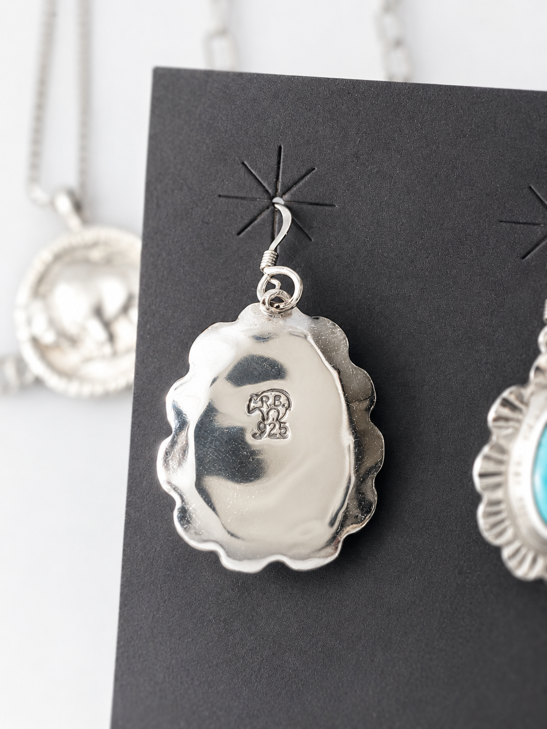 Royston & Sterling Silver Natve Earrings