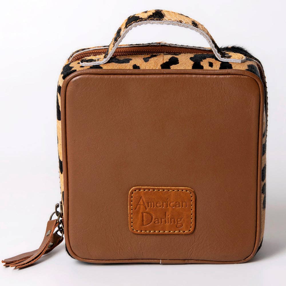 LS Western - LC-ADBGA312 Jewelry Case Genuine Western Leather Women Bag - ADBGA312B
