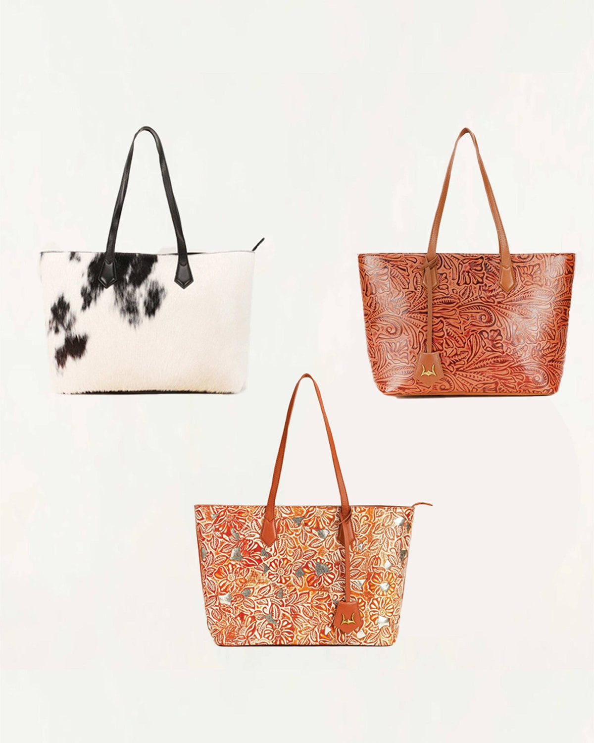 Loyal West - California Poppy Large Bag Black And White