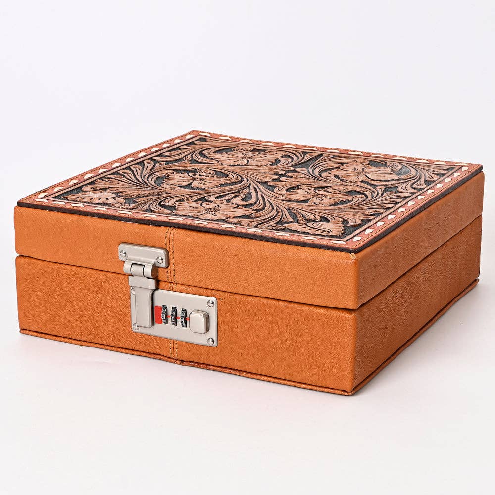 American  Darling Jewelry Case Genuine Western Leather Women Bag