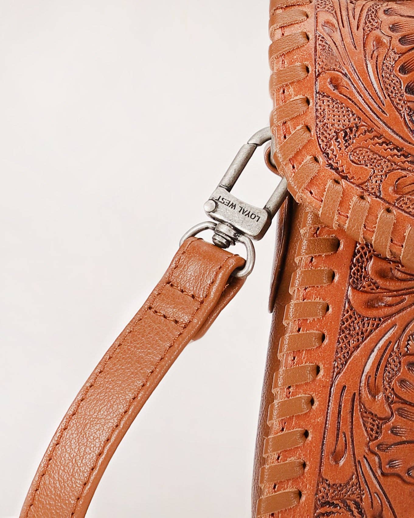 Loyal West - Leon Mini Handle Purse - Brown