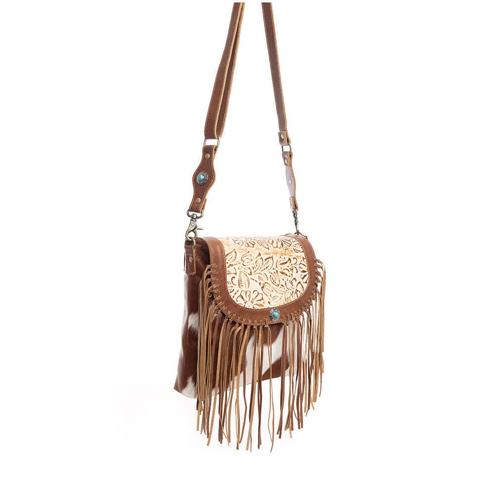 Myra Bag - Gems Mesa Leather & Hairon Bag