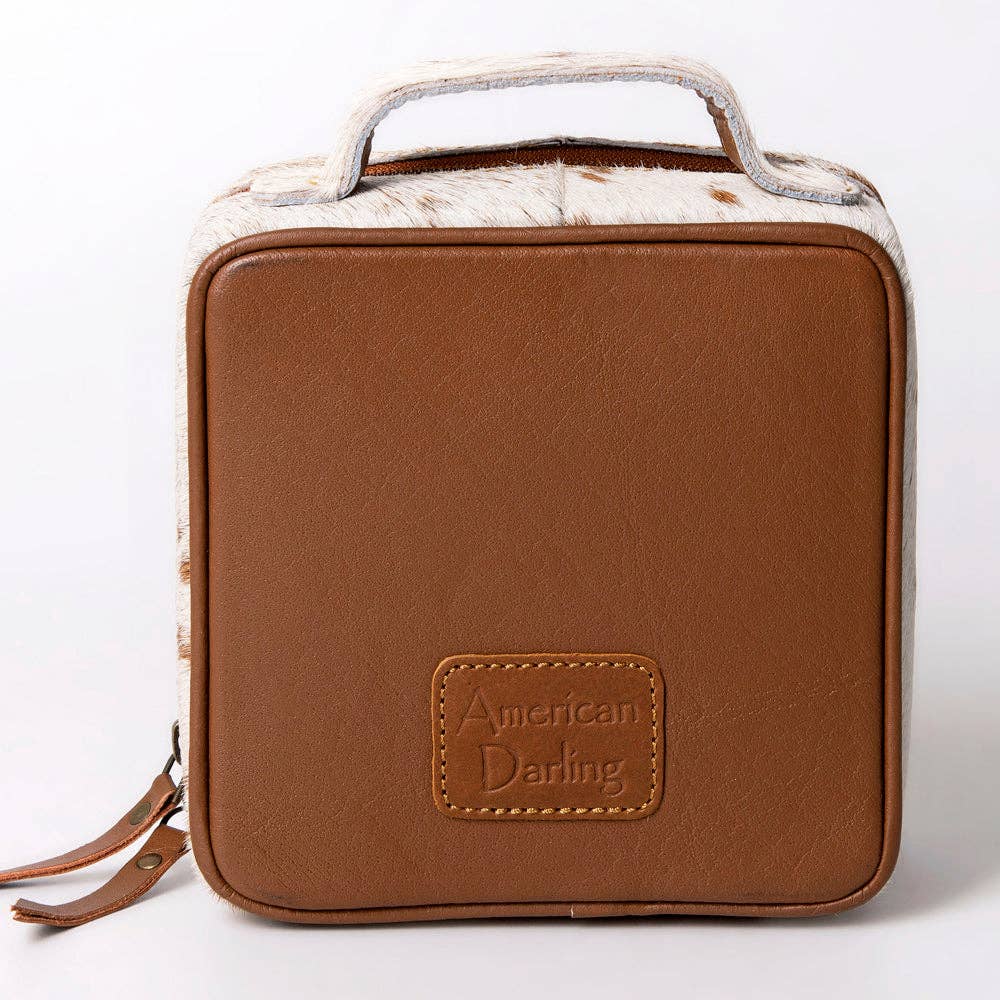LS Western - LC-ADBGA312 Jewelry Case Genuine Western Leather Women Bag - ADBGA312B