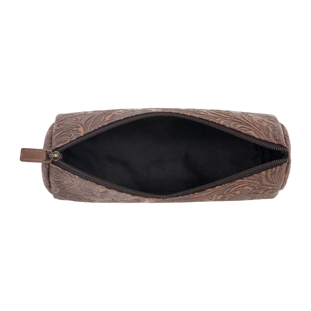 Myra Bag - Sandy Multi Pouch in brown with embossed leather - Brown