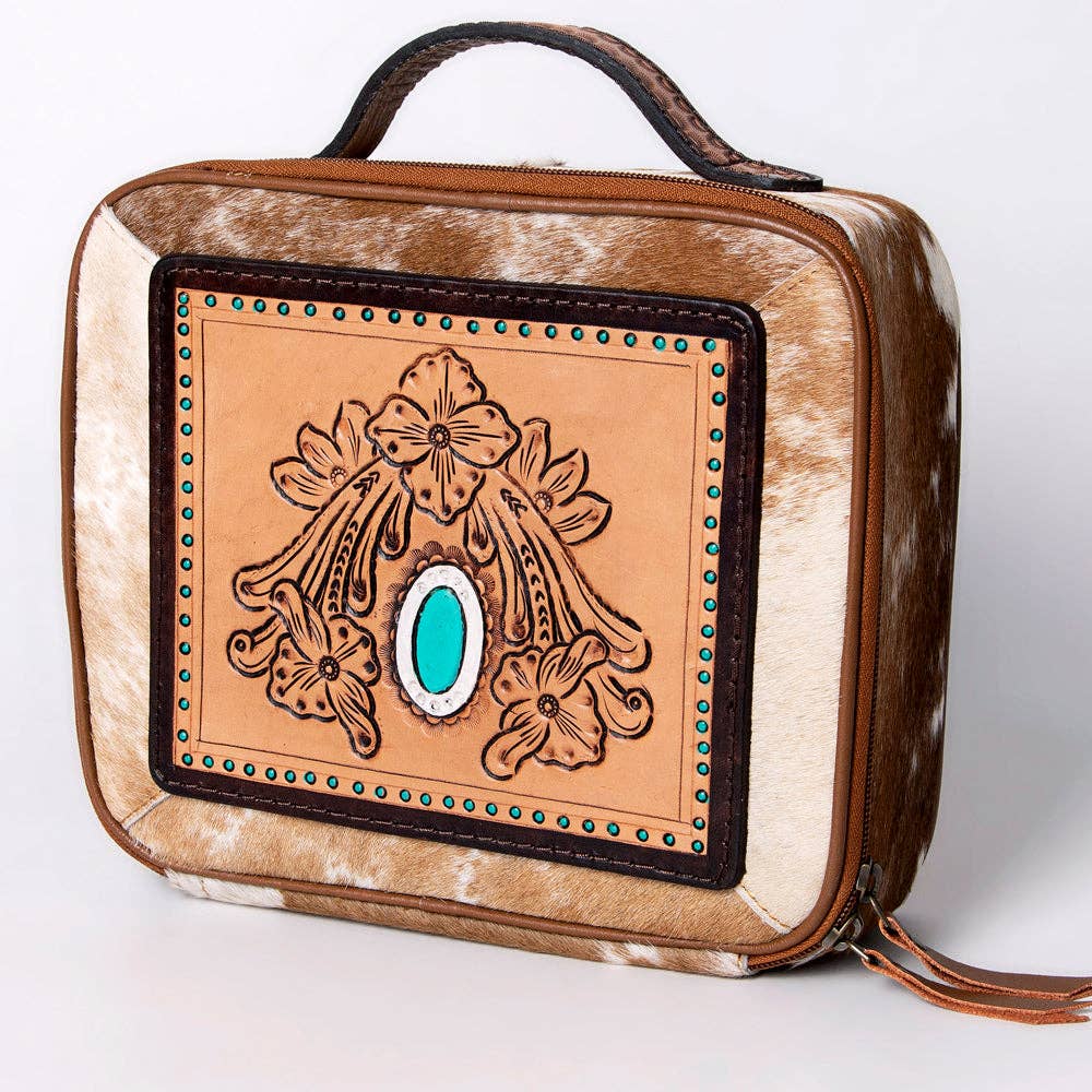 American Darling Jewelry Case Genuine Western Leather Women Bag Jane - ADBGA300J