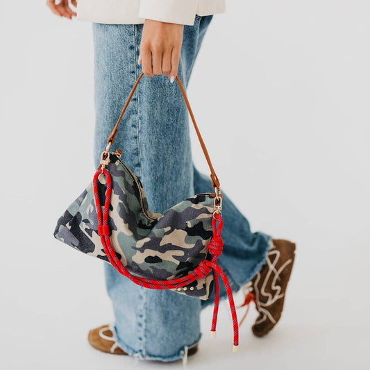 Pretty Simple - Cosette Canvas Shoulder Bag - Camo