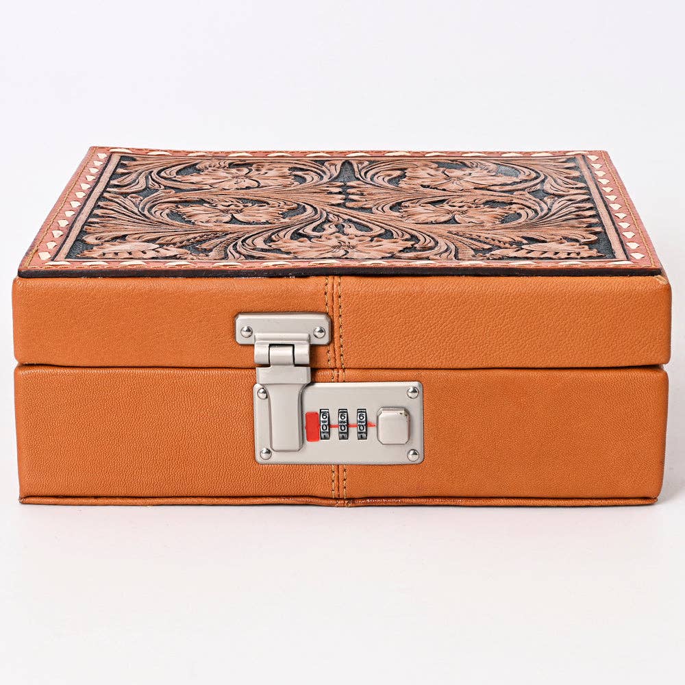 American  Darling Jewelry Case Genuine Western Leather Women Bag
