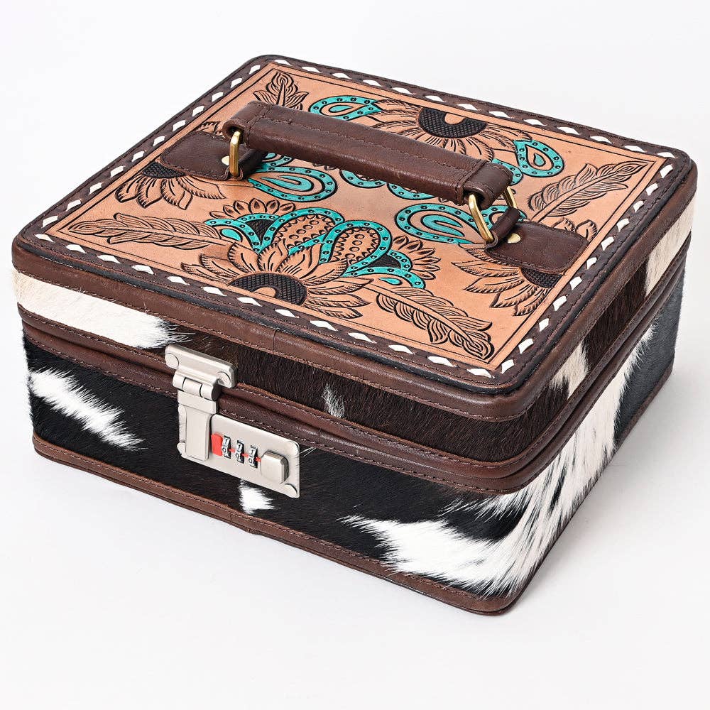 American Darling Jewelry Case Genuine Western Leather Women Bag Cady - ADBGA321F