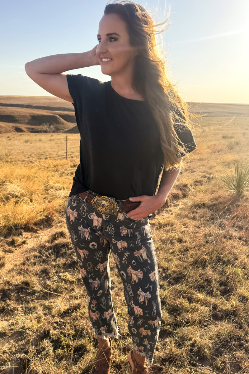 Sterling Kreek - Saddle Room Jeans - 7/8
