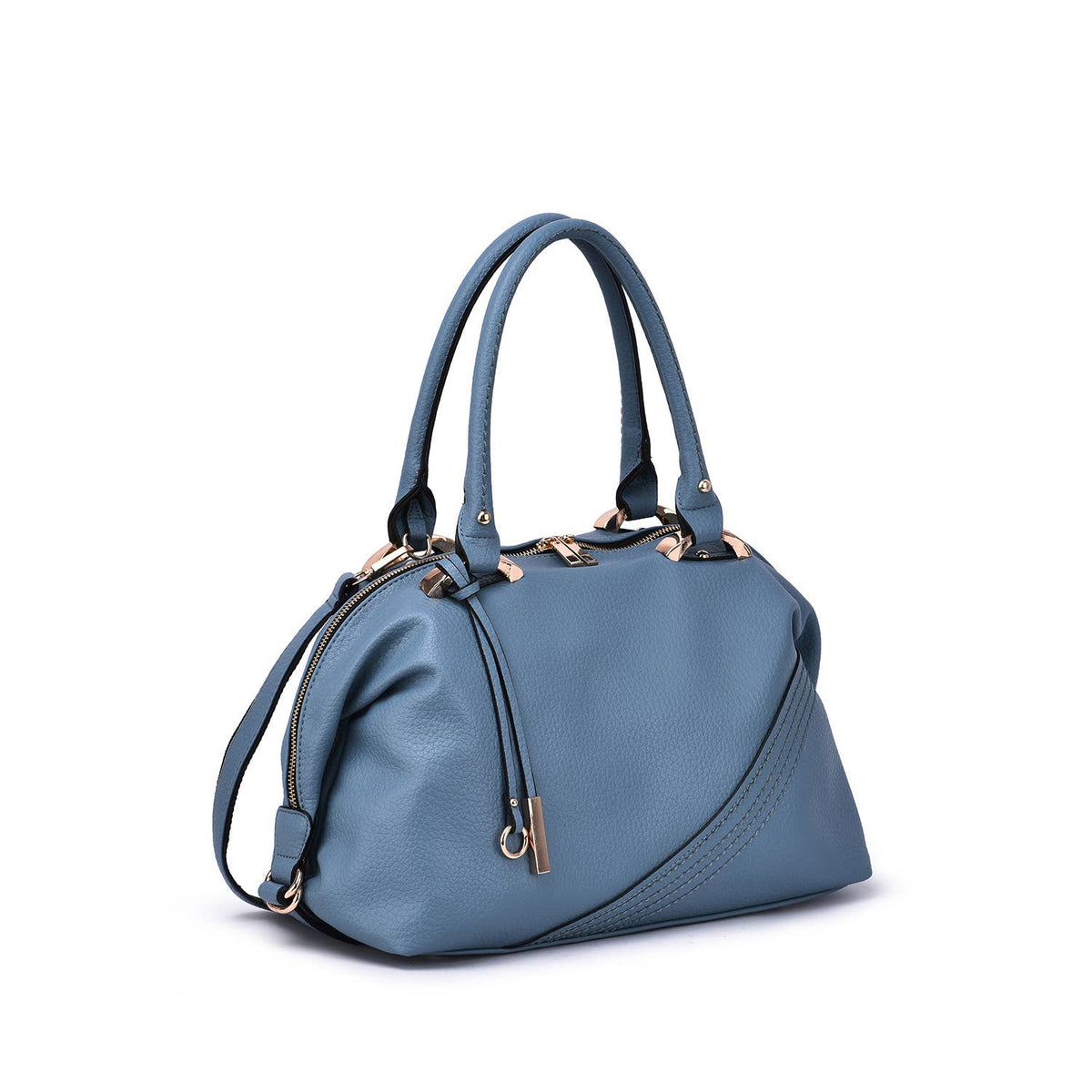 Sam Dual Handle Satchel - Mistyrose