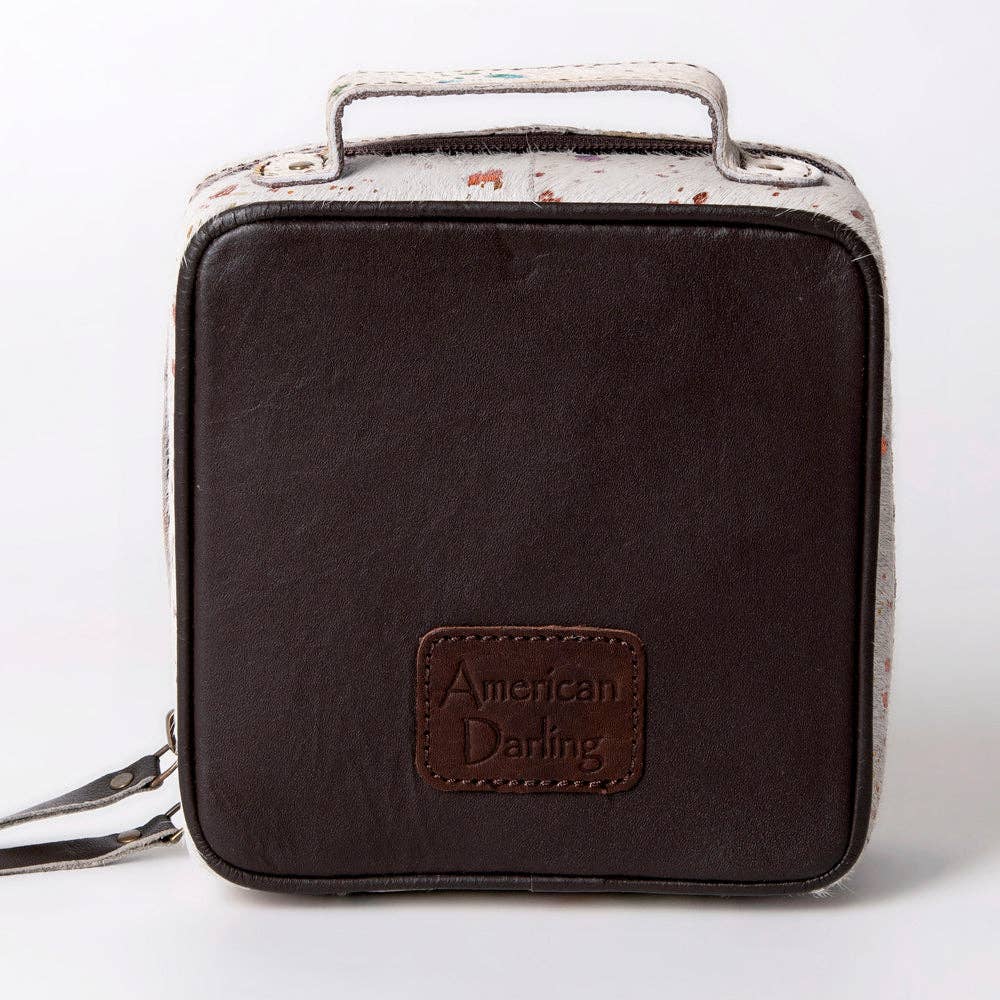 LS Western - LC-ADBGA312 Jewelry Case Genuine Western Leather Women Bag - ADBGA312B