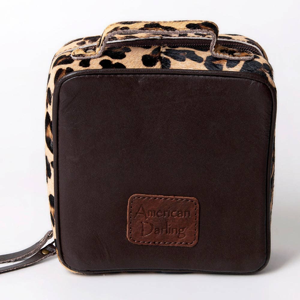 LS Western - LC-ADBGA312 Jewelry Case Genuine Western Leather Women Bag - ADBGA312B