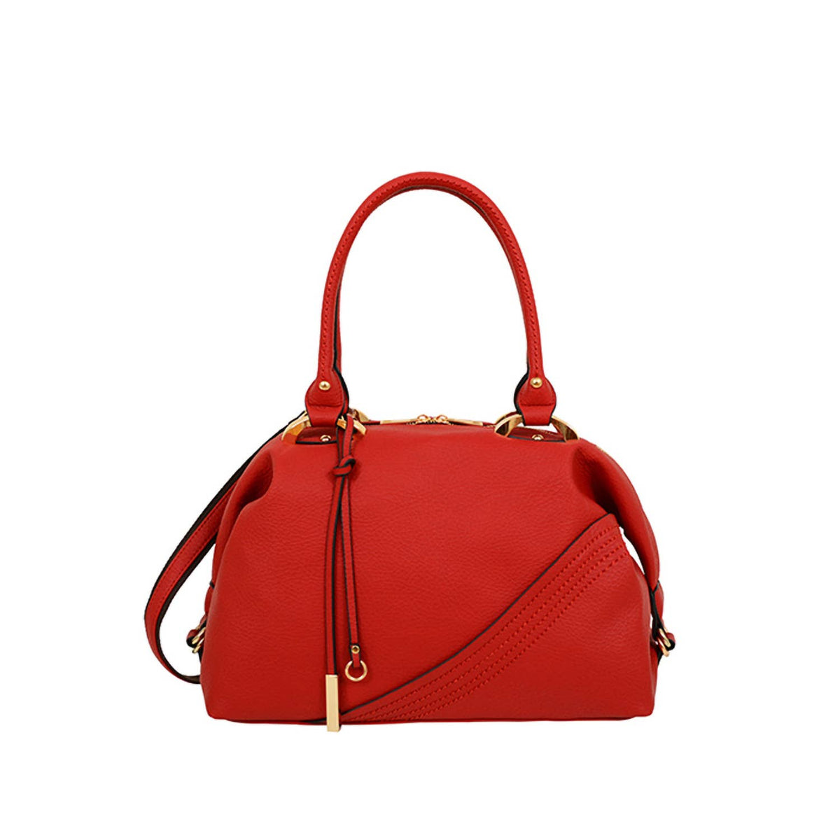 Sam Dual Handle Satchel - Mistyrose