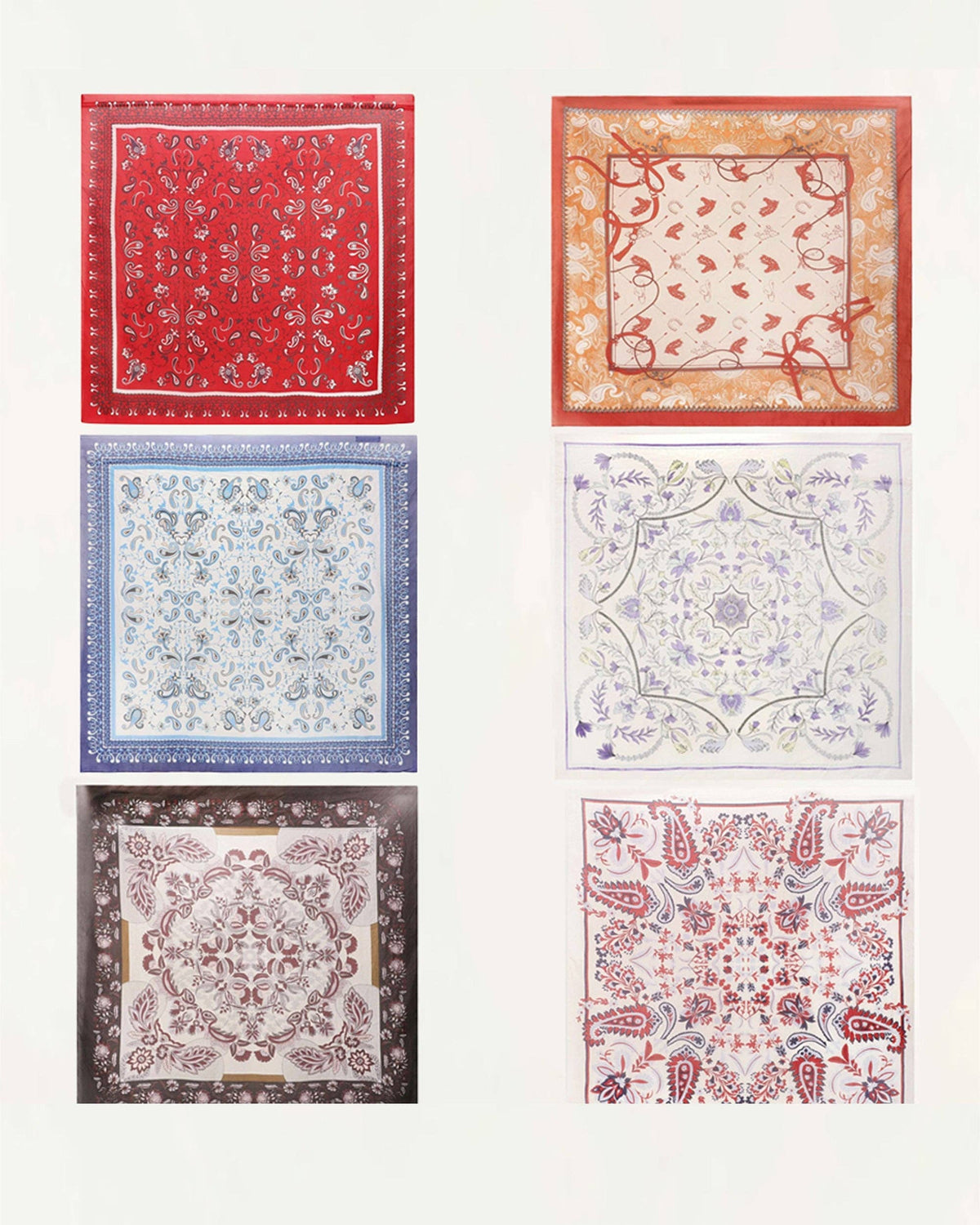 Loyal West - Bandana Canyon Silk Scarves