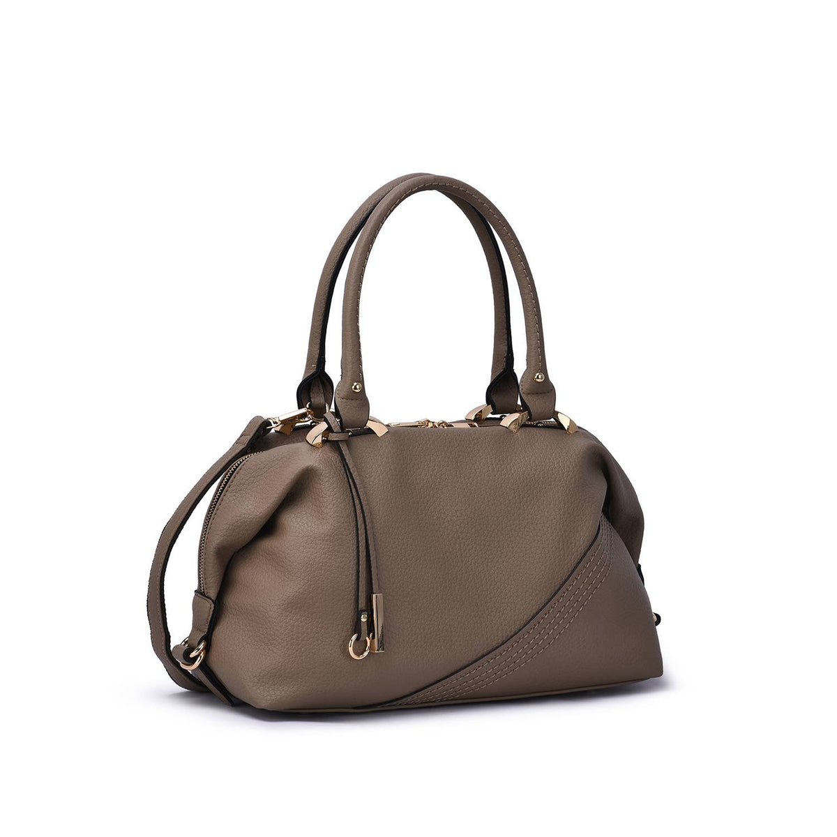 Sam Dual Handle Satchel - Mistyrose