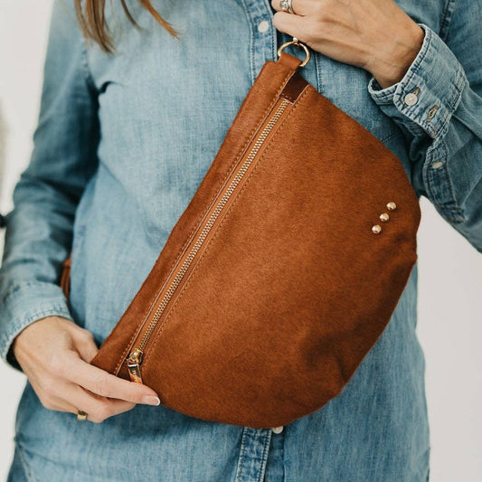 Pretty Simple - Hair On Hide Westlyn Bum Bag - Brown
