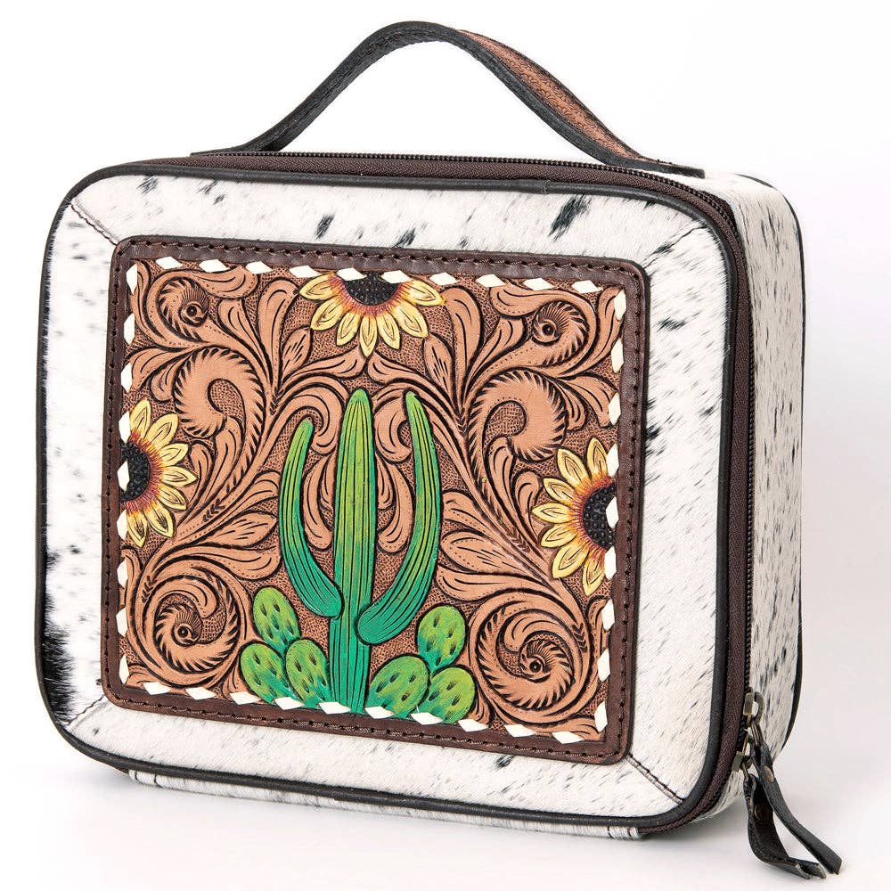 American Darling Jewelry Case Genuine Western Leather Women Bag Jane - ADBGA300J
