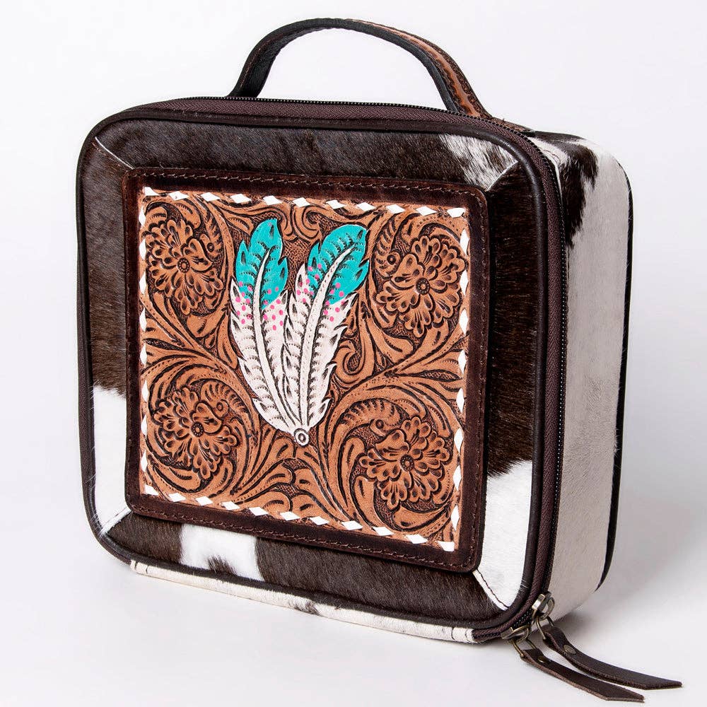 American Darling Jewelry Case Genuine Western Leather Women Bag Jane - ADBGA300J