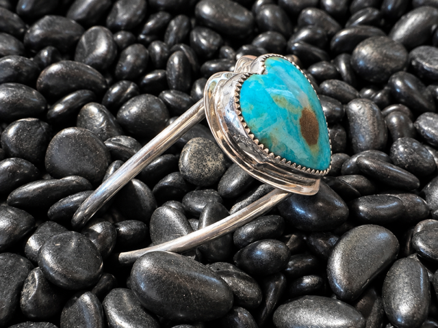 Custom Native Heart Cuff