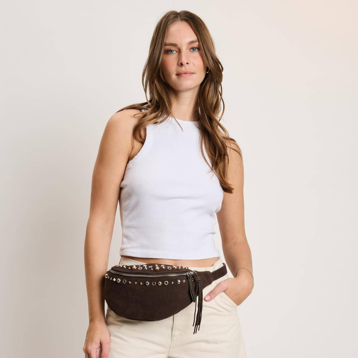 Moda Luxe - Star Belt Bag - Chocolate