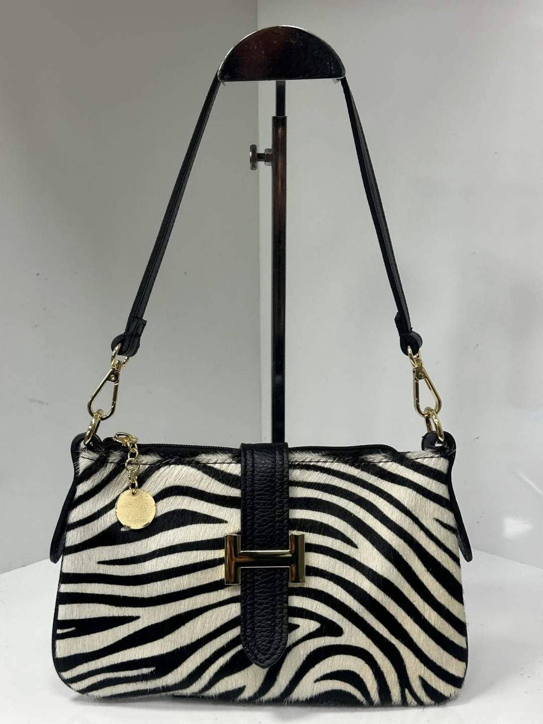 JIJOU CAPRI - L0490 Bag 9.8in 6 Color Options - Cow Print