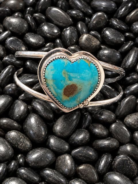 Custom Native Heart Cuff