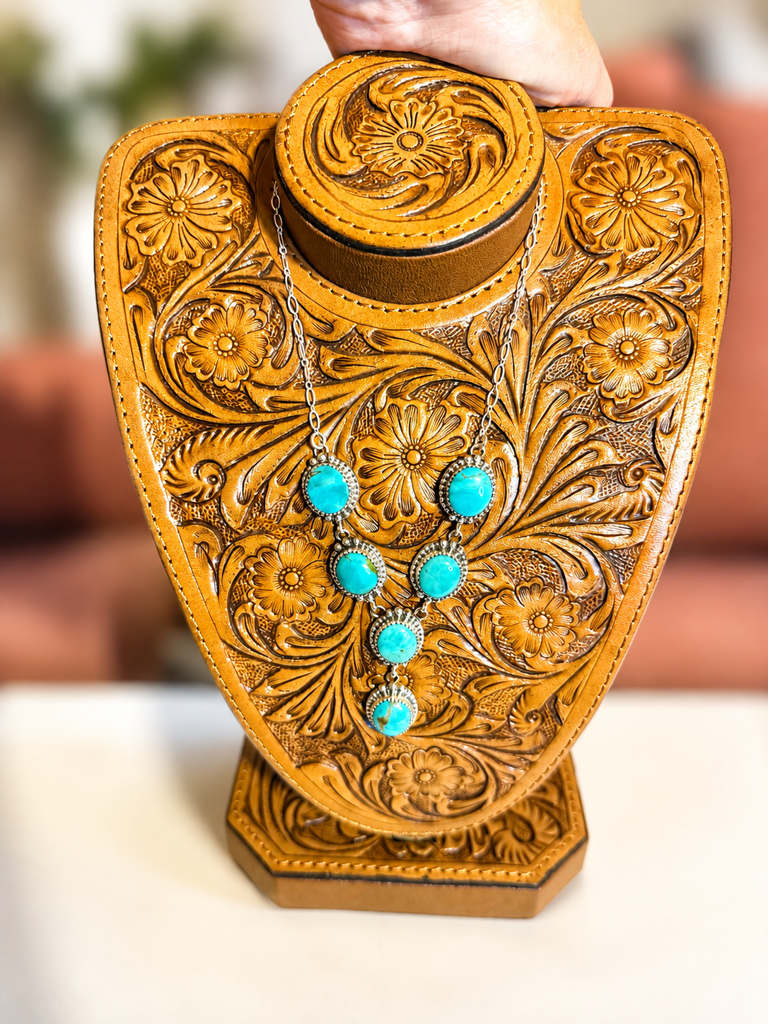 ✨ Authentic Native-Made Turquoise Statement Necklace ✨